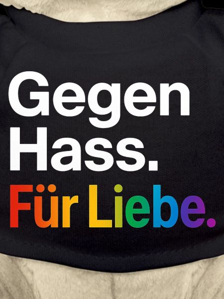 Regenbogen Liebe Statement Spruch Shirt CSD