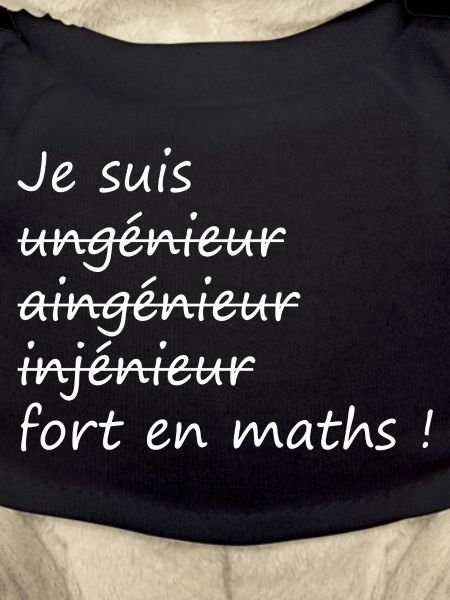 Je suis fort en maths !