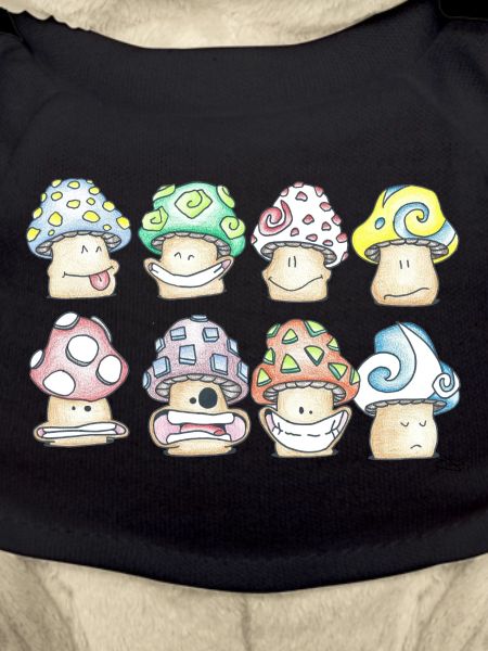 Mischievous Pastel Mushrooms
