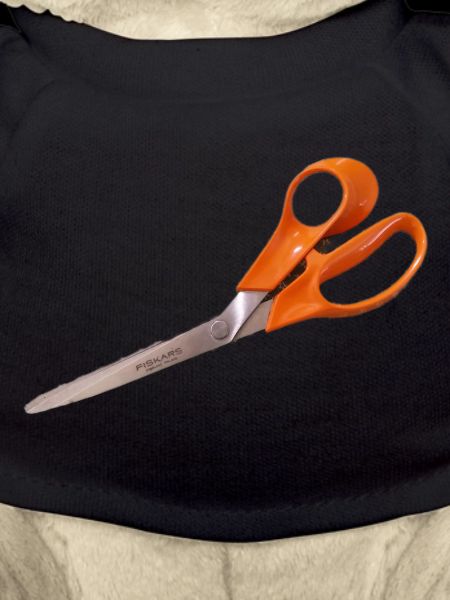 Orange scissors