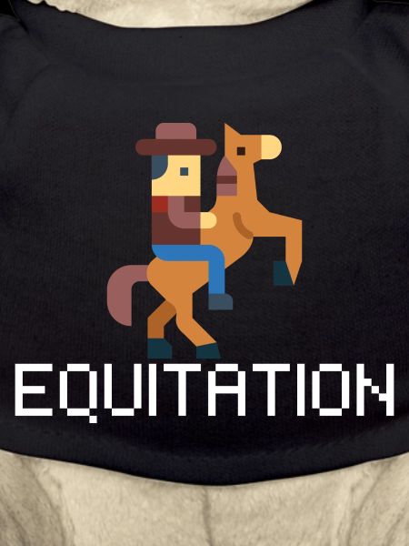 Reiten Pixel- idee Geschenk Reiter