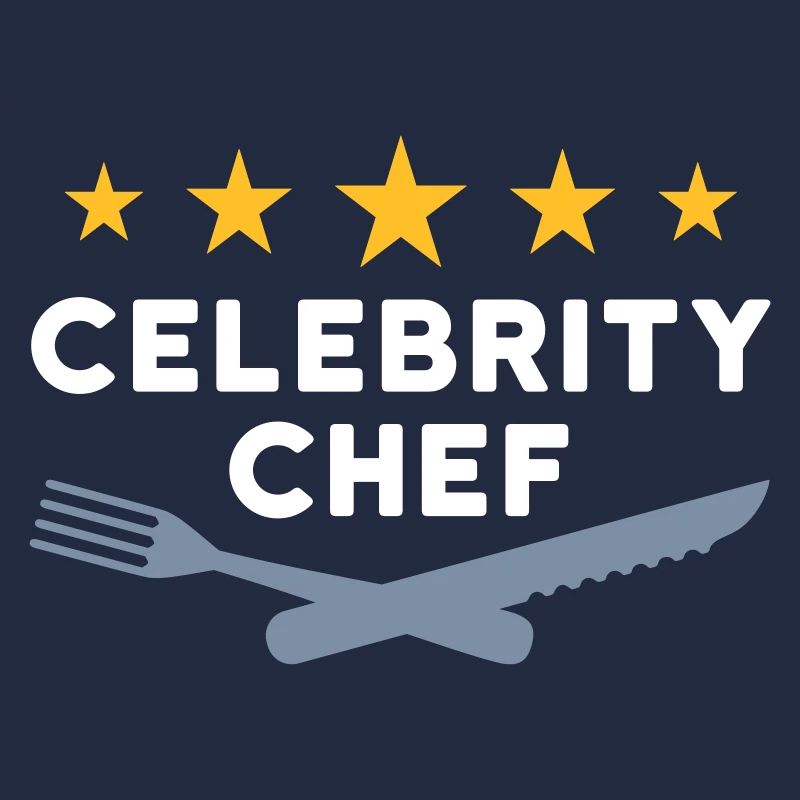 Celebrity chef (five stars, fork, knife)