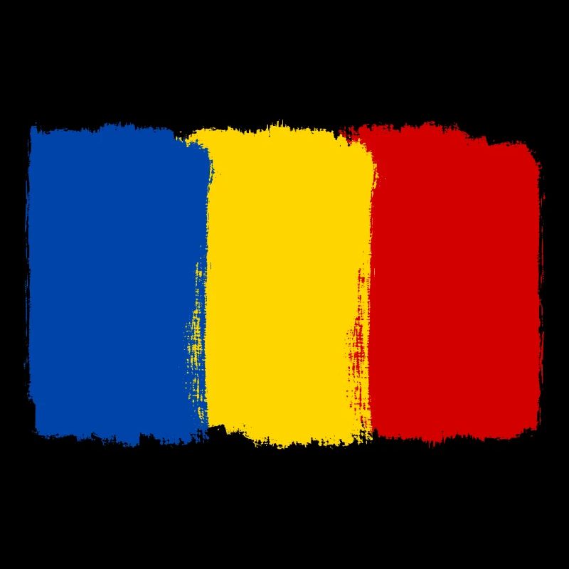 Romania flag used look