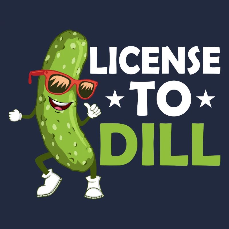 Licence pour cornichon au concombre à l’aneth