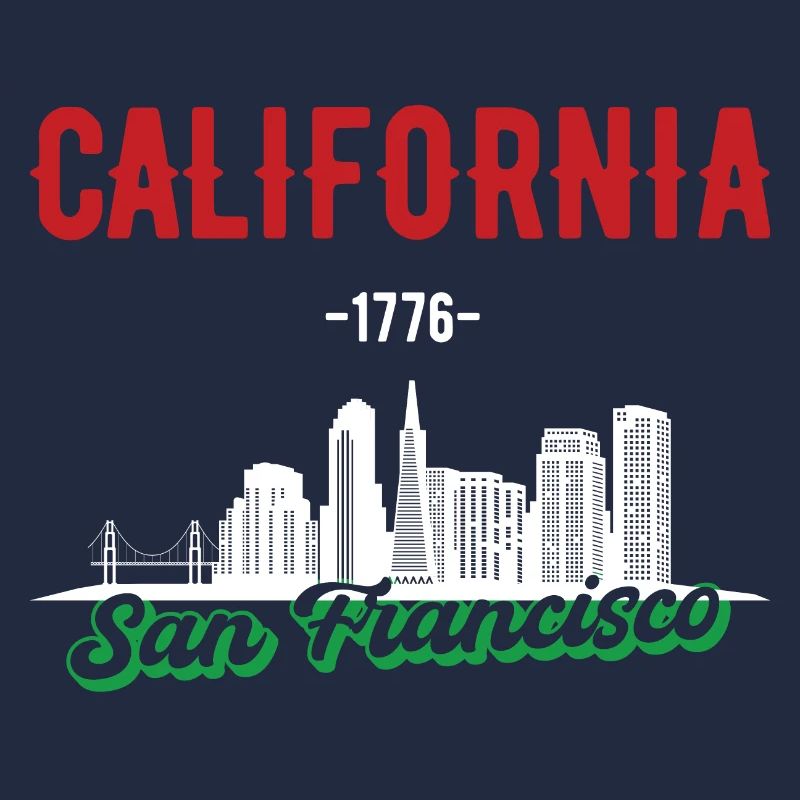 California San Francisco Flag Gift
