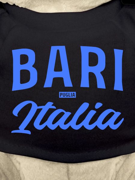 Bari Italia Lettering Blue