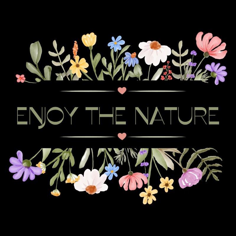 Enjoy the Nature Blumen Herz