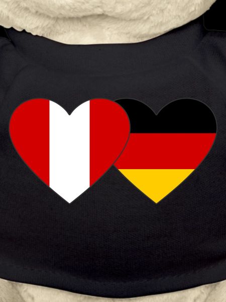 Peru Germany Heart Flag