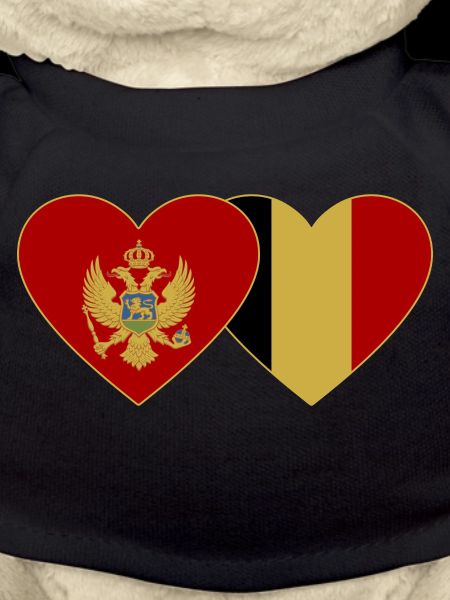 Montenegro Belgium flag