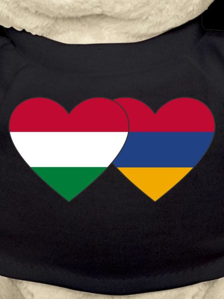 Hungary Armenia Flag Heart
