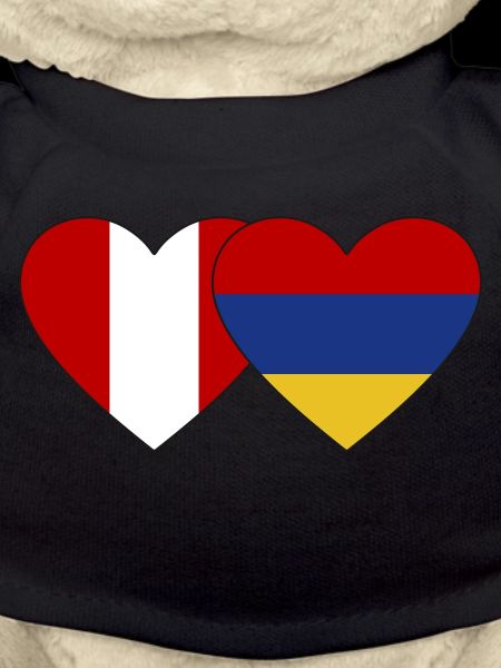 Peru Armenia Flag Heart