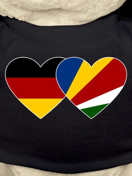 Germany Seychelles flag heart