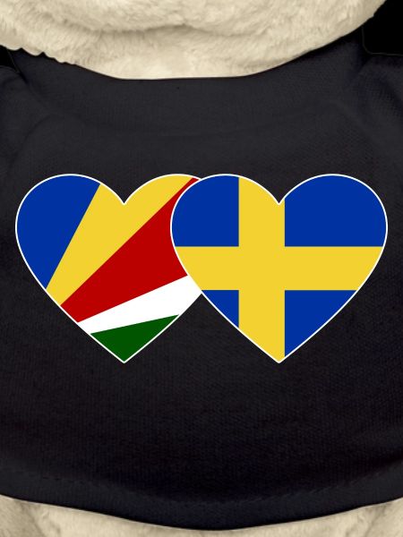 Seychelles Sweden flag heart