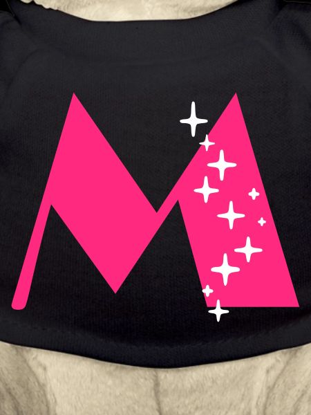 Letter M Glitter