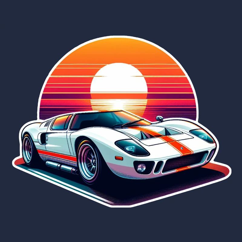 Oldtimer Sonnenuntergang