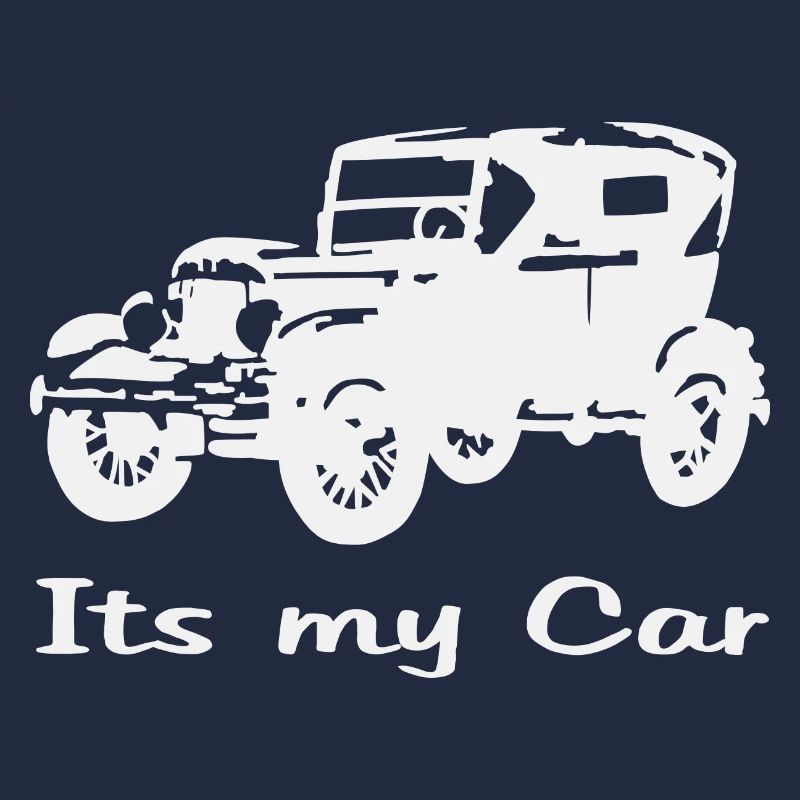Oldtimer Motiv mit Schrift