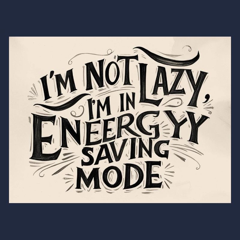 I'm not lazy, I'm in power saving mode