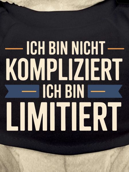 I'm not complicated – I'm limited