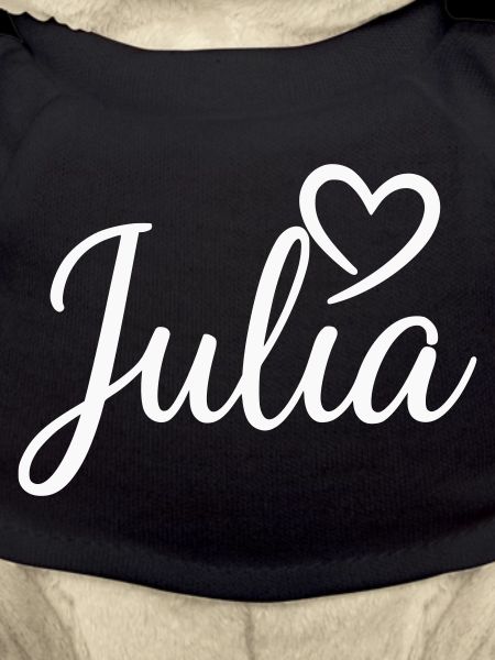 Julia Name font with heart