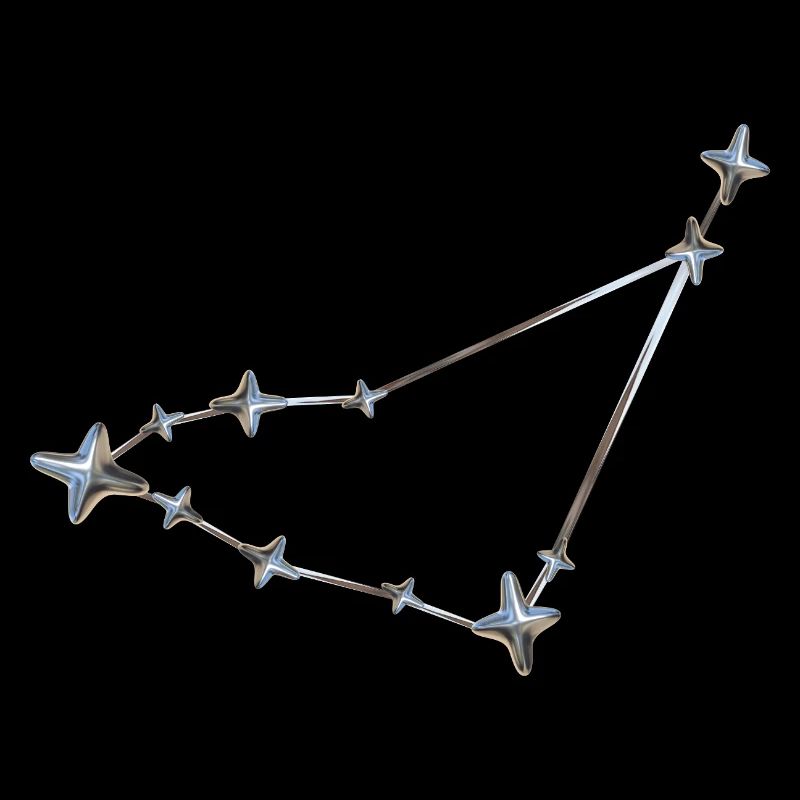 Sternenreihe Konstellation Design