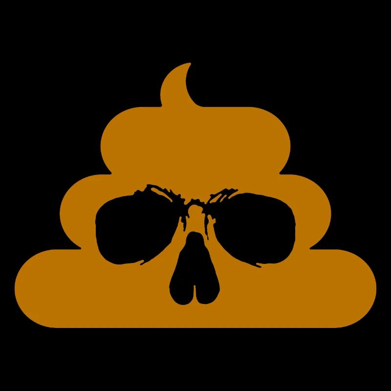 Schädelpoop Illustration