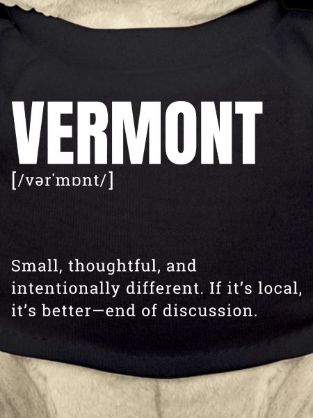 Vermont Wordmark Style Shirt