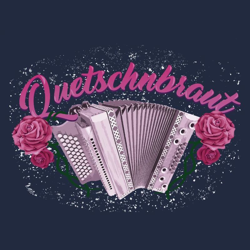 Quetschnbraut - Harmonika mit Rosen