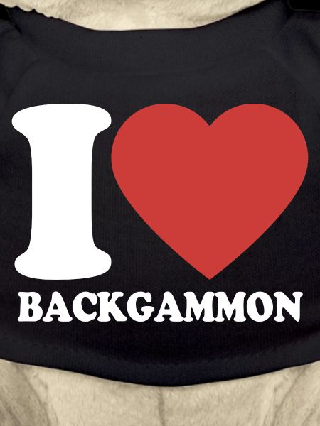 I love Backgammon | Brettspiel | Geschenk