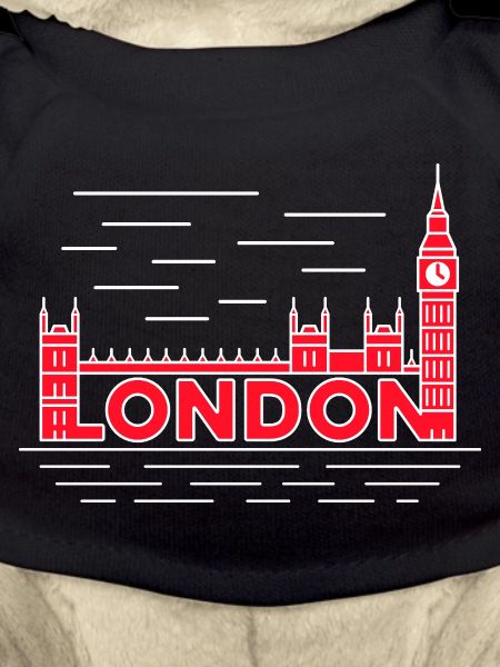 London Skyline Bold Red