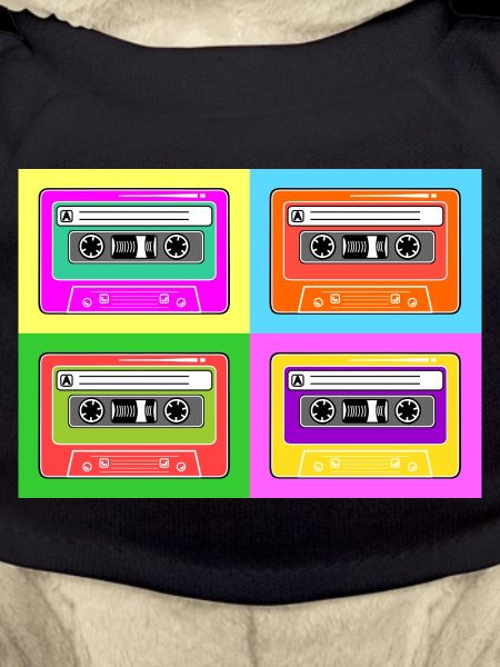 Cassette pop art tape