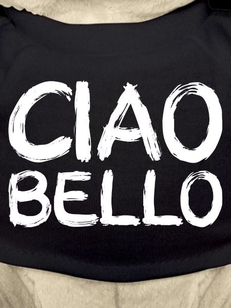 ciao bello, white