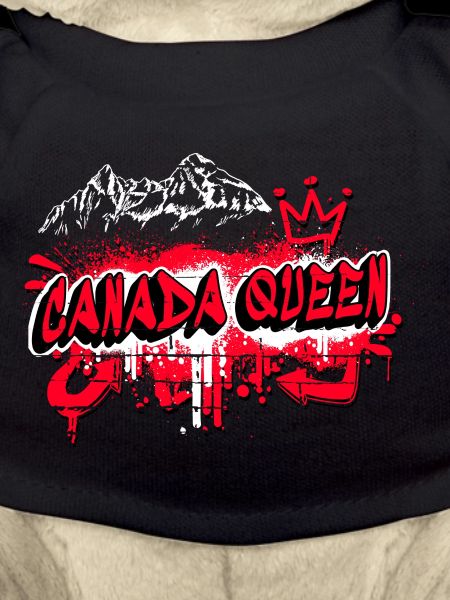 Canada Queen Drapeaux Graffiti Design