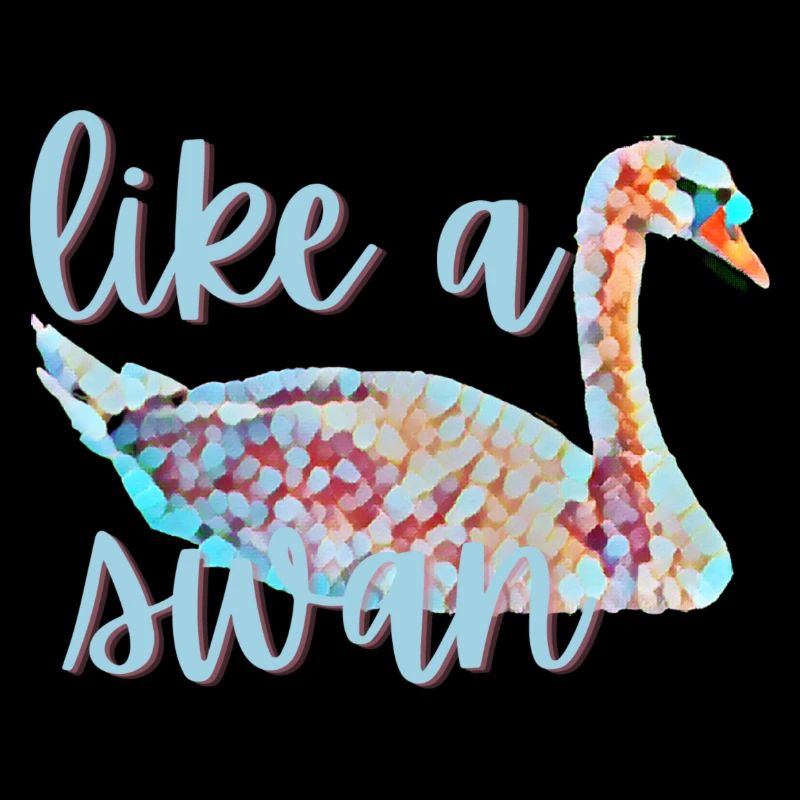 Comme un cygne - beau et libre