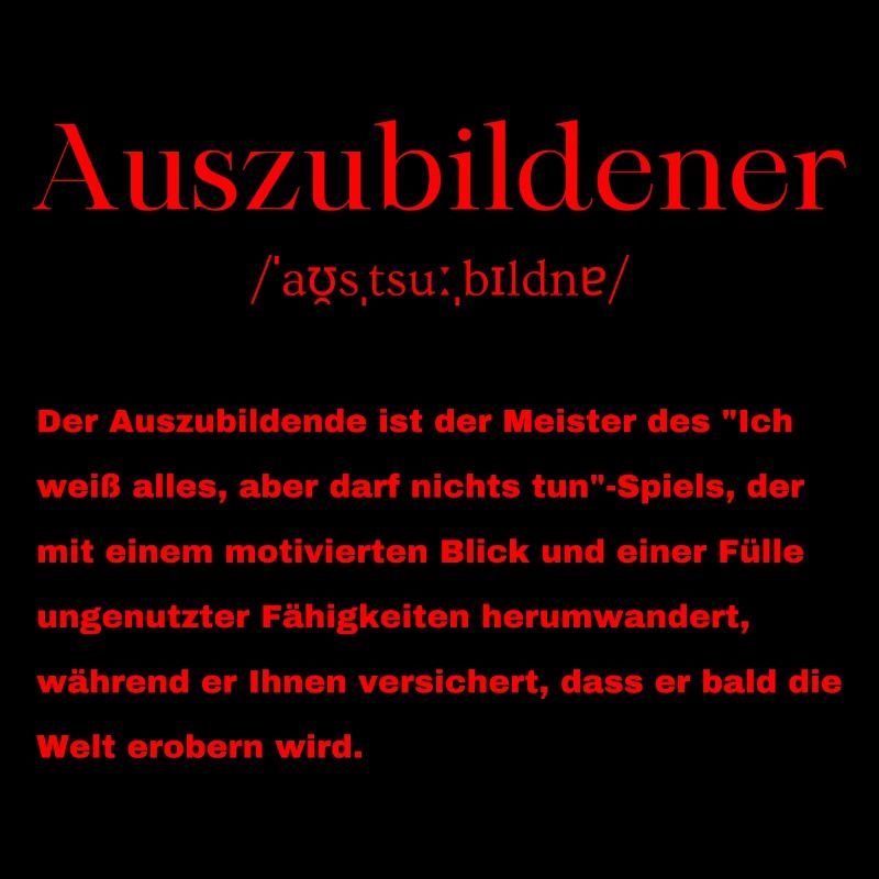 Auszubildener Definition