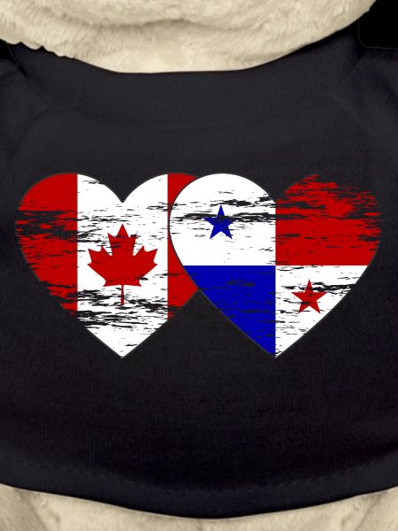 Canada Panama Drapeau utilisé