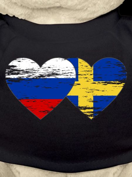 Suède Drapeau russe utilisé