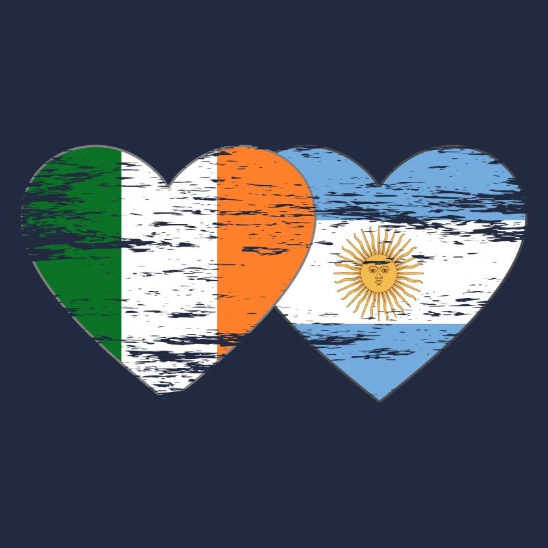 Irlande Argentine Drapeau Utilisé