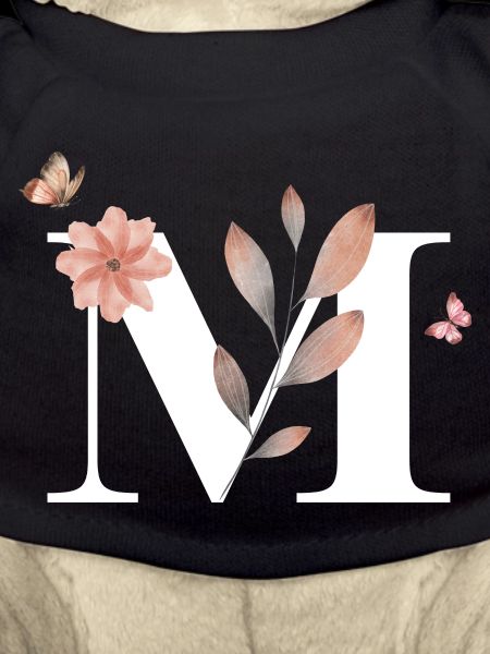 Buchstabe M Wildblumen Aquarelle