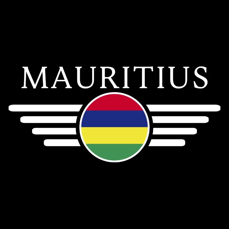 Ich liebe Mauritius, Eleganz Stil Design T-Shirt