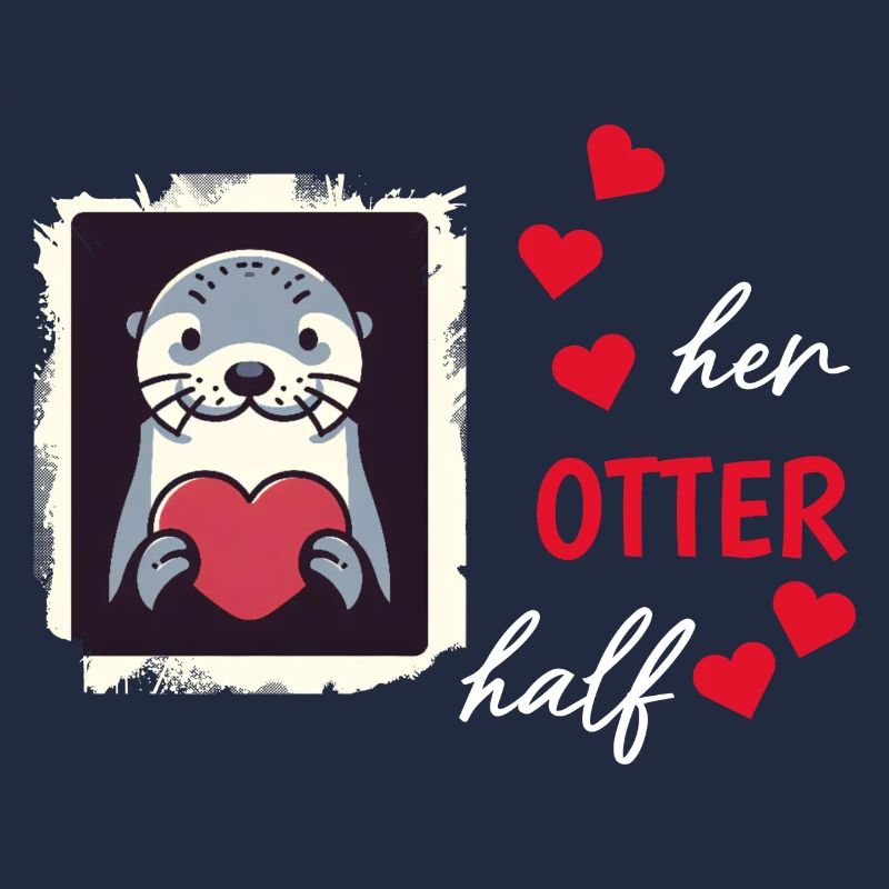 Otter half liebe geschenk