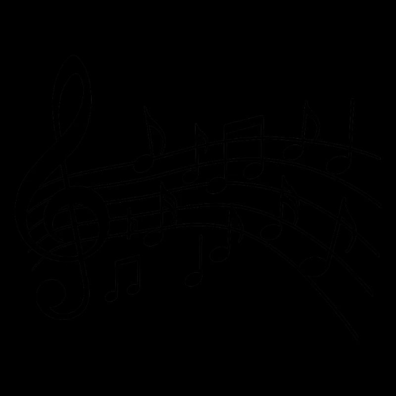Notes de Musique Variante 2 Noir