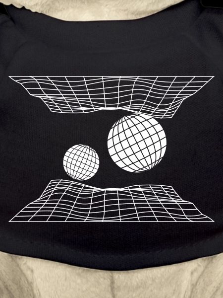 Futuristic Grid Space Spheres Design