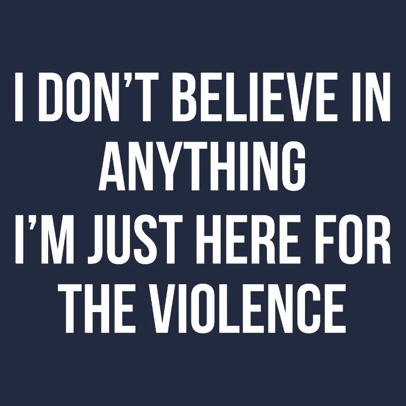 Black and white text statement