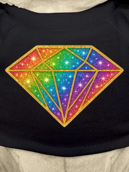 Regenbogen Diamant Glitzer