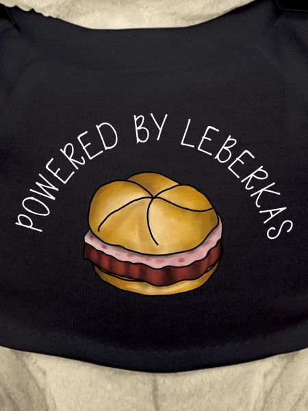 Powered by Leberkas – Leberkäse Spruch
