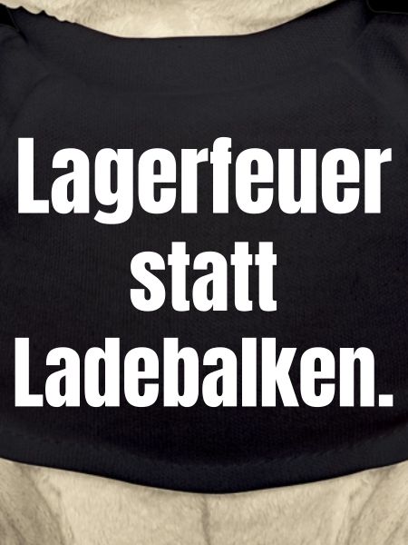 Lagerfeuer statt Ladebalken