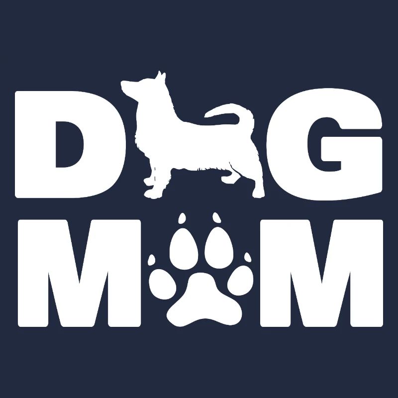 Schwedischer Vallhund-Hund-Mutter-Besitzer Silhouette