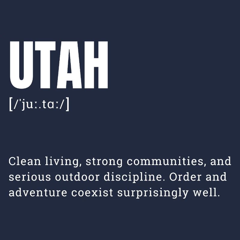 Utah Bold Typography Adventure