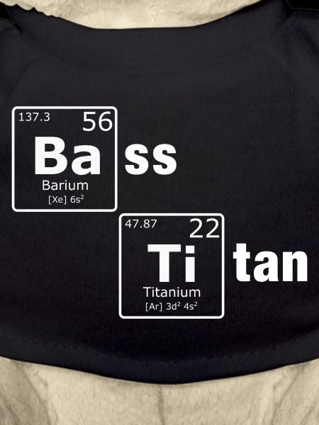 Bass Titan Periodensystem Elemente Nerd