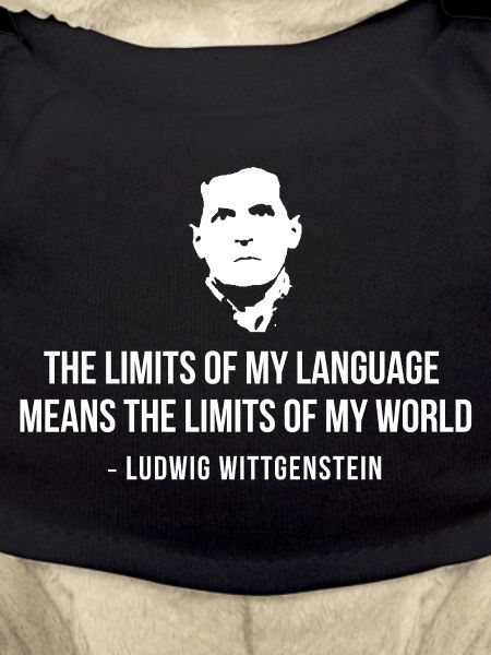 Language Limits World-Zitat von Wittgenstein